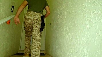 Iraqi Alina Angel Fucked Hard by Soldier in Wild Threesome