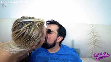 Lary Lacerda and Joy Sky's tattooed wet orgy ignites passion