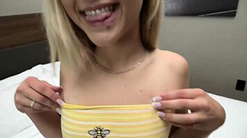 adorable 19yo latina's shaved pussy lips bubble cum after creampie blast