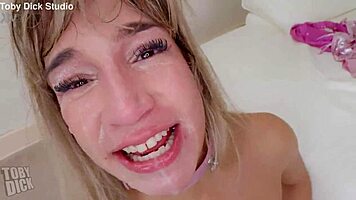 megan love's rough anal destruction gagging deepthroat slapped into total domination cum spew