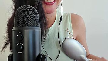 Long Hair Brushed into Pussy Insertion ASMR