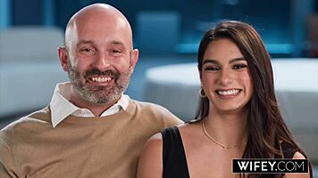 gorgeous young 18+ wife misty addams fucked hard doggystyle while hubby watches