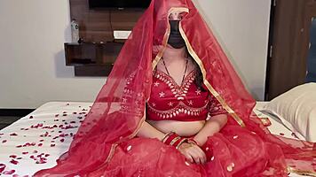 desi bride's tight ass pounded hard on first honeymoon night close-up
