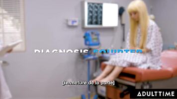 Does Kenzie Reeves Super Soak Her Milf Doctor with Pussy Squirting? French Subtitles!