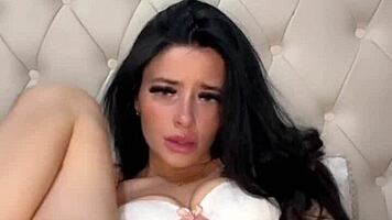 american coed's solo webcam squirting hides horny student secrets