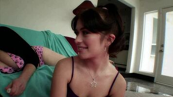 feel this older milf grinding shaved pussy on 18+ girl's wet slit to orgasm