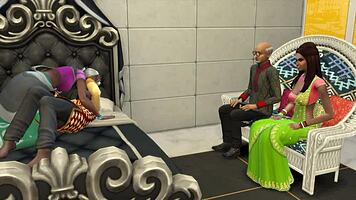 desi indian brunette big tits milf seduces young stud while family watches steamy hardcore action