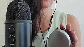 Long Hair Brushed into Pussy Insertion ASMR