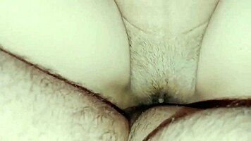 my cute girlfriend invites me over for hot bedroom fucking alone