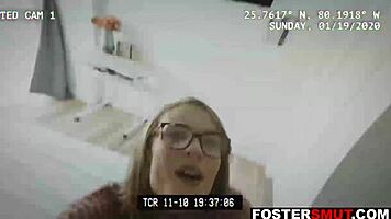 sleazy couple threesome pounds young babe wildly