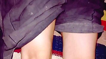 my cute girlfriend invites me over for hot bedroom fucking alone