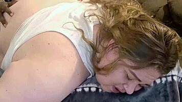 Curvy white girl at work takes huge cock hard to cumshot