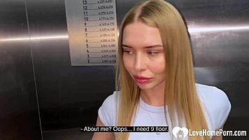 Fuck me hard in the elevator now!