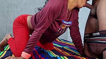 girlfriend rages then craves huge desi cock hard fuck session