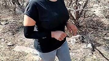 Village girl seduced from jungle fucked hard hotel anal cum swallow