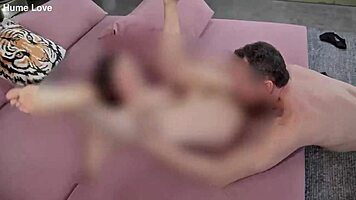 my tinder date GAGS DEEP on my cock to prove her skills!