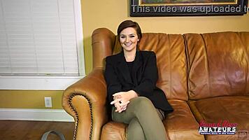 petite brunette delivers sloppy deepthroat passion