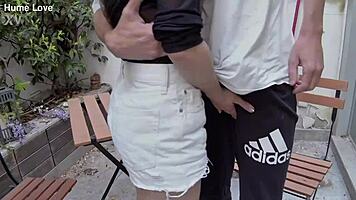 my tinder date GAGS DEEP on my cock to prove her skills!