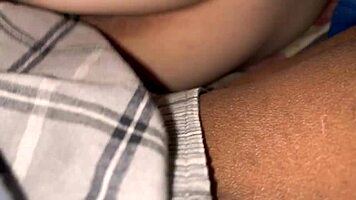 Early morning plea fill young pussy with hot cum creampie sideways pounding