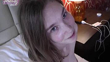 Whoa, babysitter Claire Roos creampied deep by boss Seth after pussy licking! 😍💦