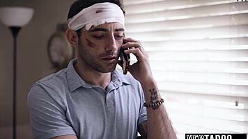 Angry husband rams big cock punishing unfaithful latina milf