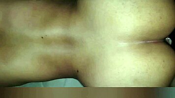 Latina Babe Bent Over Moaning as Cum Fills Her Wet Pussy