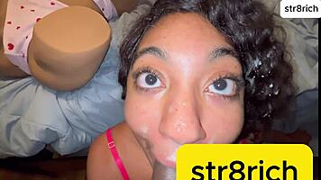 str8rich houston ebony anal pounding pussy creampie closeup compilation