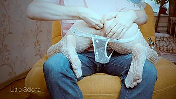 Slut's tight ass fisted deep with hand and massive veggies