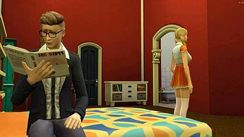 blonde teen studies with creampie twist