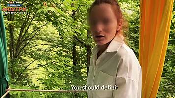 receptionist bathes then sucks client