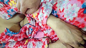 horny babe takes rough doggystyle pounding in wet pussy closeup