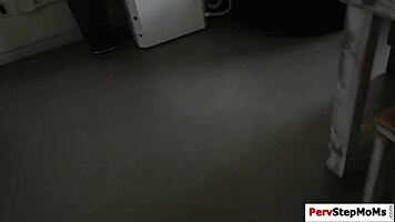 Sexy Milf Gulps Huge Monster Cock!