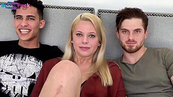young bisexual jocks crave blondie baddie's fuck?