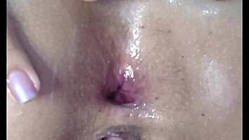 brazilian latina shakes big ass rides huge cock creampie squirting moans