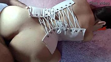 Latin slut rented out for cash takes deep anal double penetration from mature boss wild ride! 🔥🍑💦