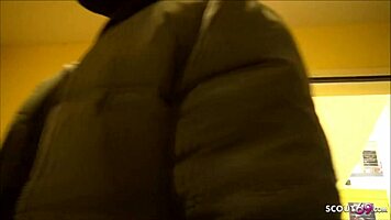 petite german teen bent over garage for interracial monster cock doggystyle quickie?