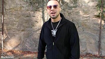 street pickup artist meets basketball player babe for wild outdoor fun