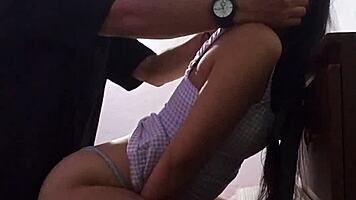 Riding cock shuts conceited whore up