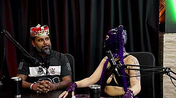 Madame Agatha whips Jeff Negao in wild BDSM interview rules