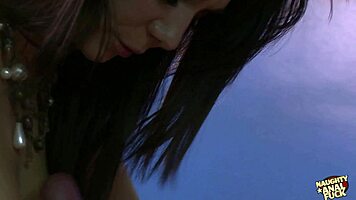 Hot Bitch Ass Drilled Deep on Leather Couch by Lucky Stud