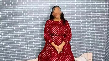 Guy rams cute schoolgirl tight ass and boobs alone at home