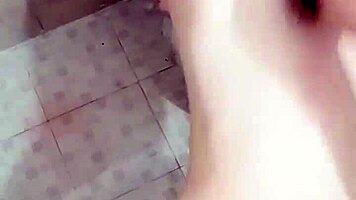 Wanna see young redhead pounded wildly in hot shower?