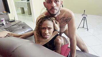 popping neighbor's virgin ass makes her scream and moan wildly