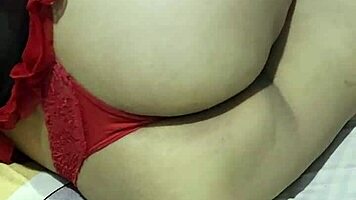 Who caught me sleeping in sexy lingerie with my athletic ass exposed?