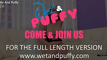 holy shit watch this teen stretch her shaved cherry pussy gaping with huge black dildo closeup