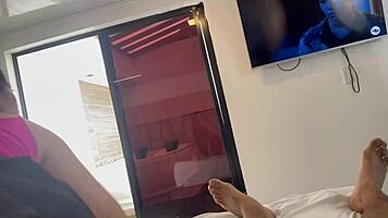 sharing a hotel room she skips underwear around me