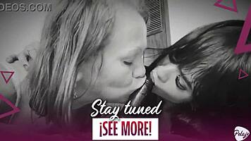 he hired a fitness trainer for his grandmother but she seduced her with lesbian pussy licking outdoors