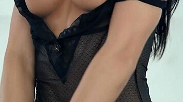 Cutie toys wet pussy super hard with dildo