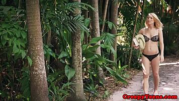Tie Her Up for Brutal Outdoor Hardcore Pounding!