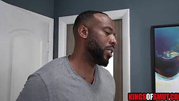 hot ebony teen whispers seduce me to older stud